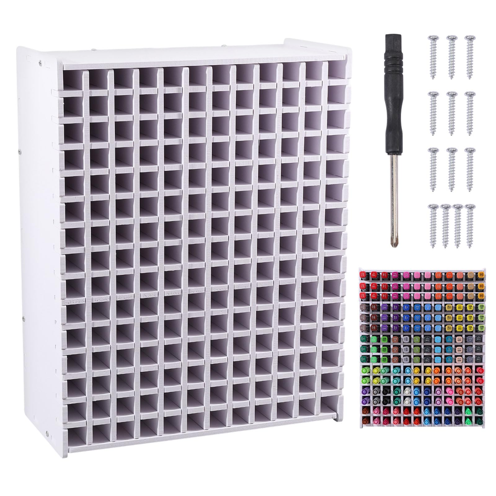 Support de rangement pour marqueurs pinceaux stylos aquarelle de bureau