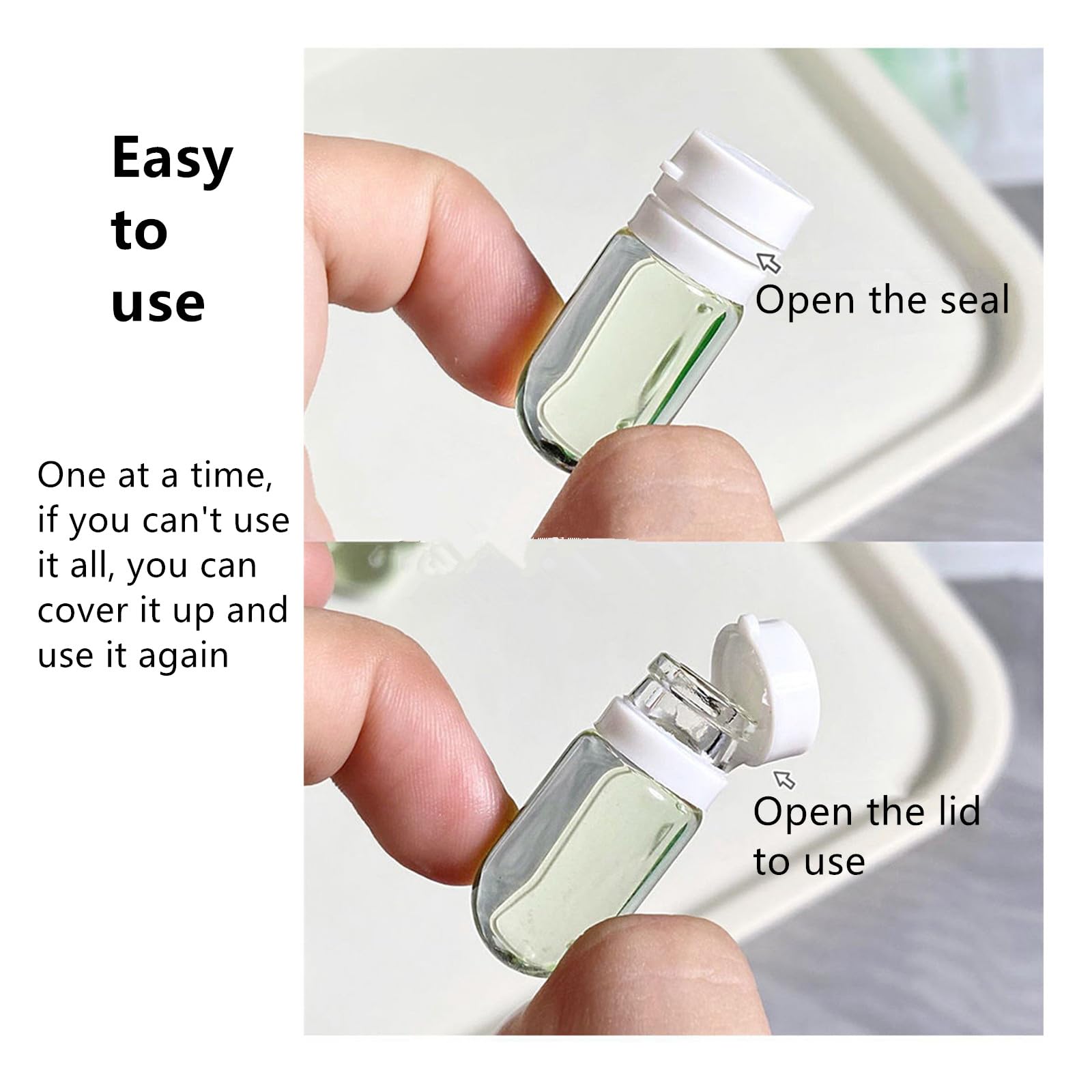 Olio Detergente per viso, 30 pezzi, Viaggi Nutriente Mini Rimozione Trucco Olio Detergente per tutti i tipi di pelle, Confezionati Singolarmente, Portatile
