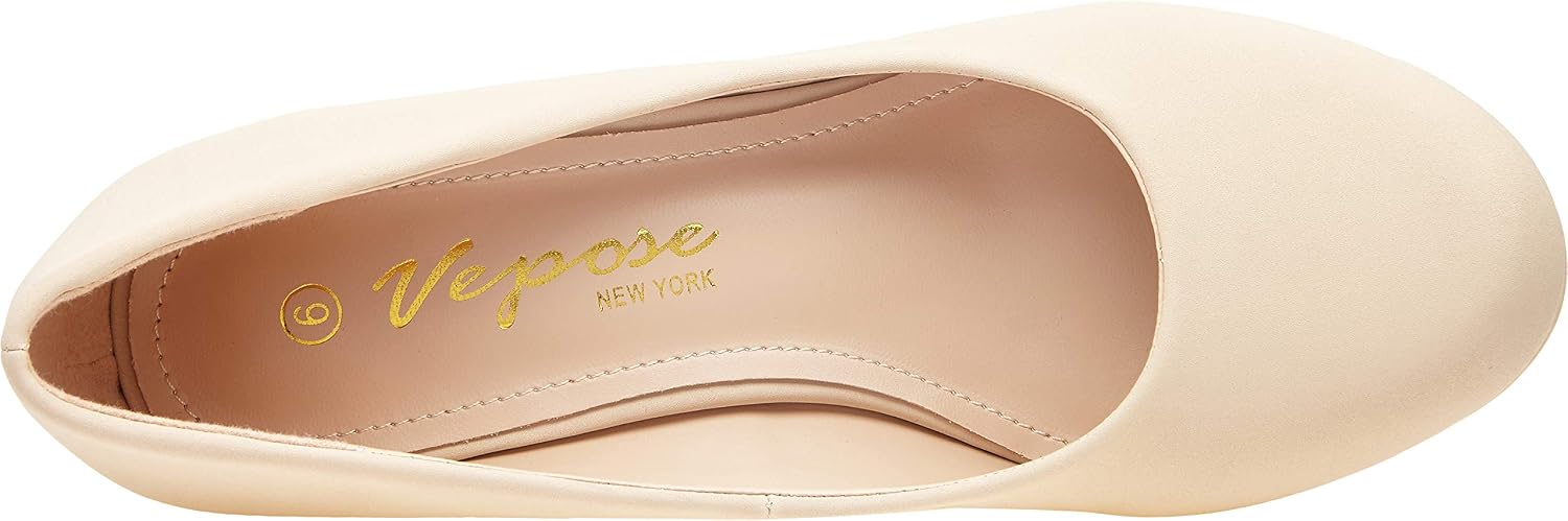 Vepose Women's Closed Toe Pumps for Lady