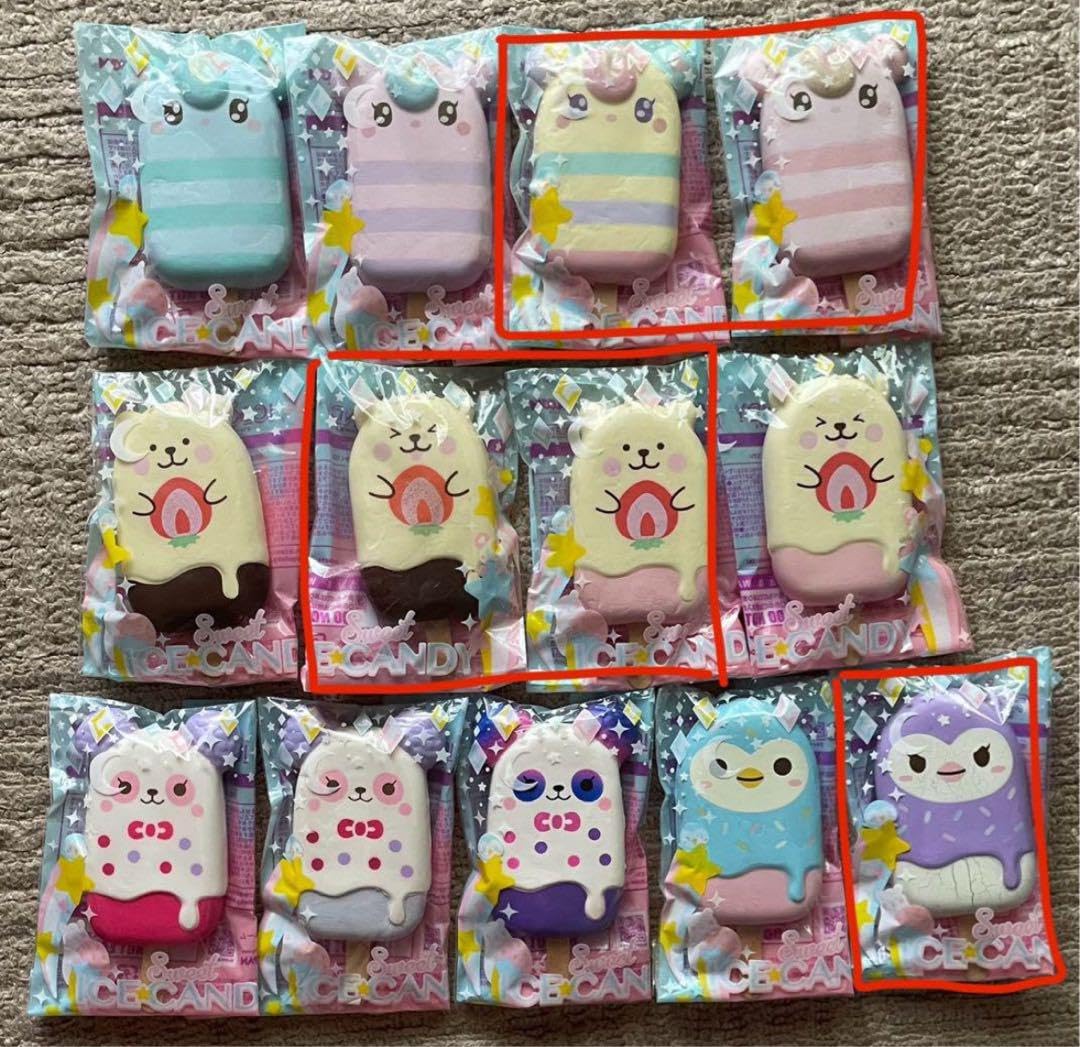 アイスキャンディー bloom ワケパン ちぎりパン スクイーズ まとめ売り