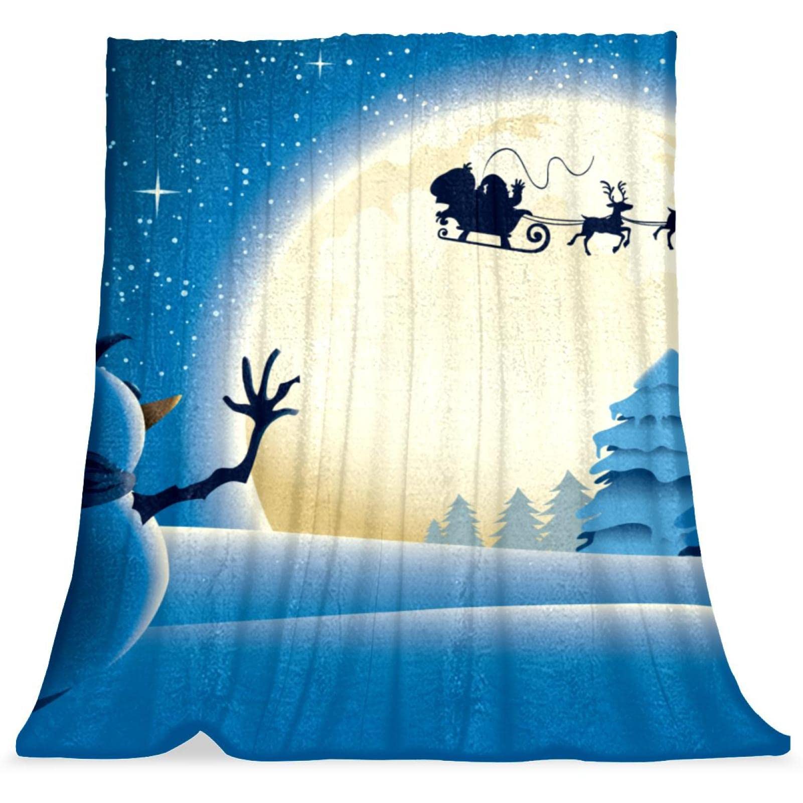 Couverture de lit moelleuse cadeau de Noël idéal pour chambre garçons et filles