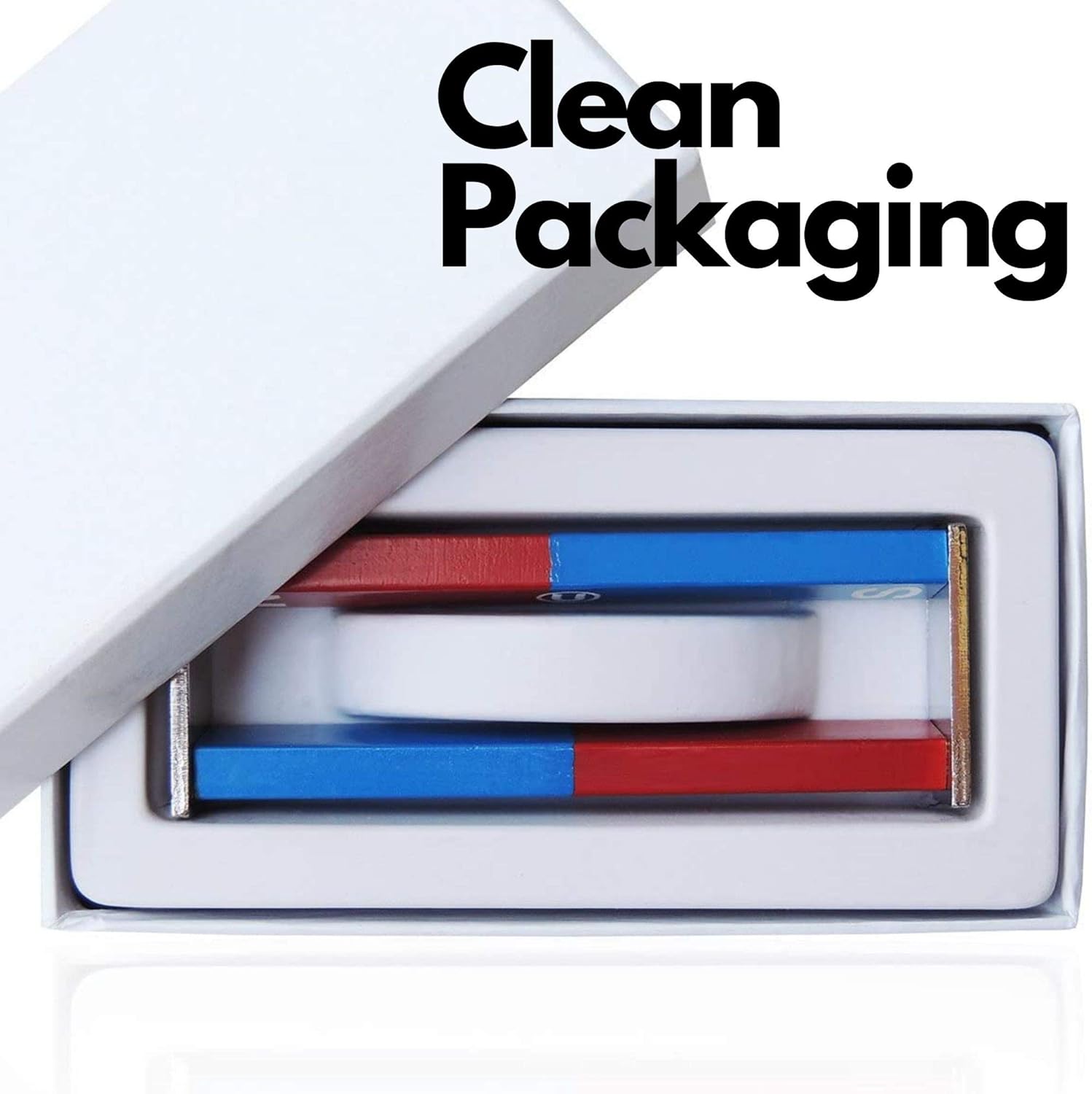 3 Inch Educational Alnico Bar Magnet with North South Identified for Student Teachers Science Education, 2 Pack