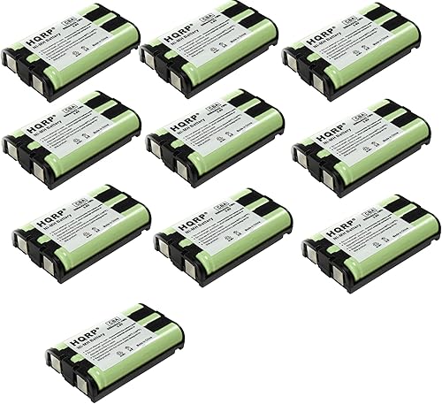 Miniatura 10 de HQRP Paquete de 2 baterías de teléfono compatibles con Panasonic HHR-P104 HHR-P104A KX-TG5230 KX-TG5240 KX-TG5243 KX-TG5428 KX-TG5480 KX-TG5561