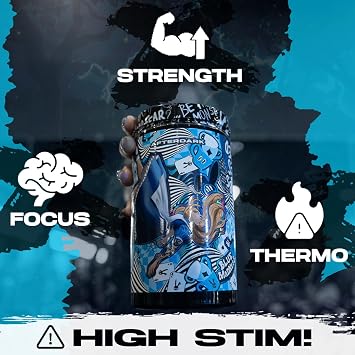 AFTERDARK INHUMAN Void Pre-Workout Powder, Enhanced Mind-Muscle Connection, Sustained Energy, Potent Nootropic Blend, Vegan, Gluten-Free, Soy-Free, 400mg Caffeine, No Crash, Sour Watermelon Swirl