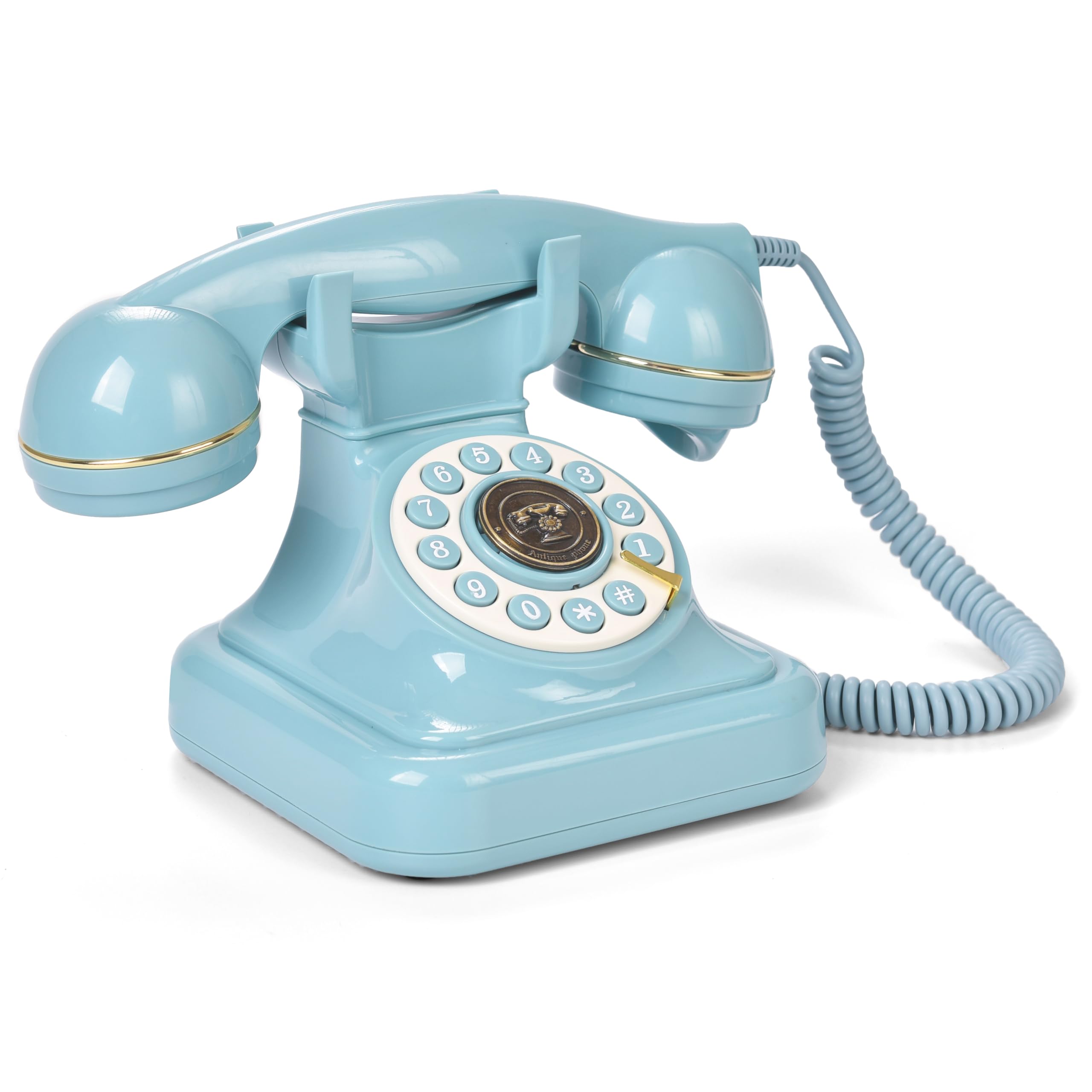 RetroVox Audio Gästebuch – Hochzeits-Telefon-Gästebuch: Einfach zu bedienen und Macht Spaß (A Blau)