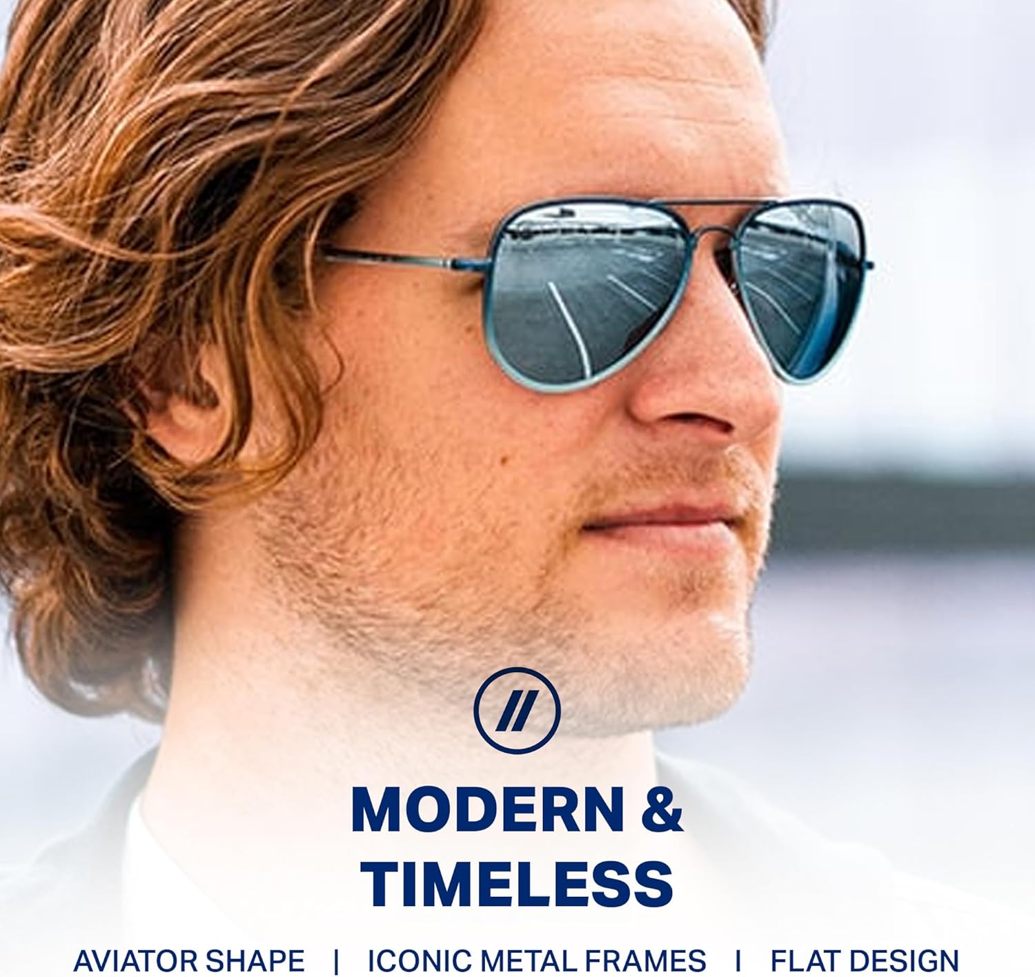 Blenders Eyewear A Series – Aviator Style Polarized Sunglasses – 100% UV Protection – For Men & Women