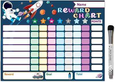 Outer Space Kids Chore Chart Magnetic - Reward Chart Nepal | Ubuy