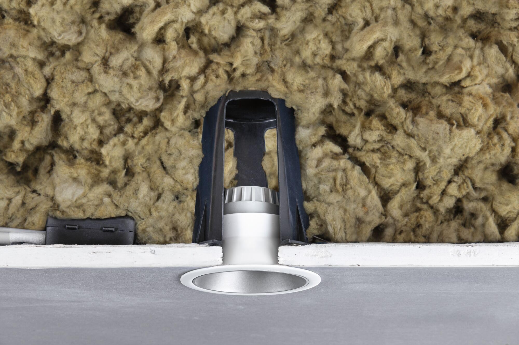 Paulmann 92402 Accessori distanziale per lampade da incasso set da 20 62-90mm nero plastica