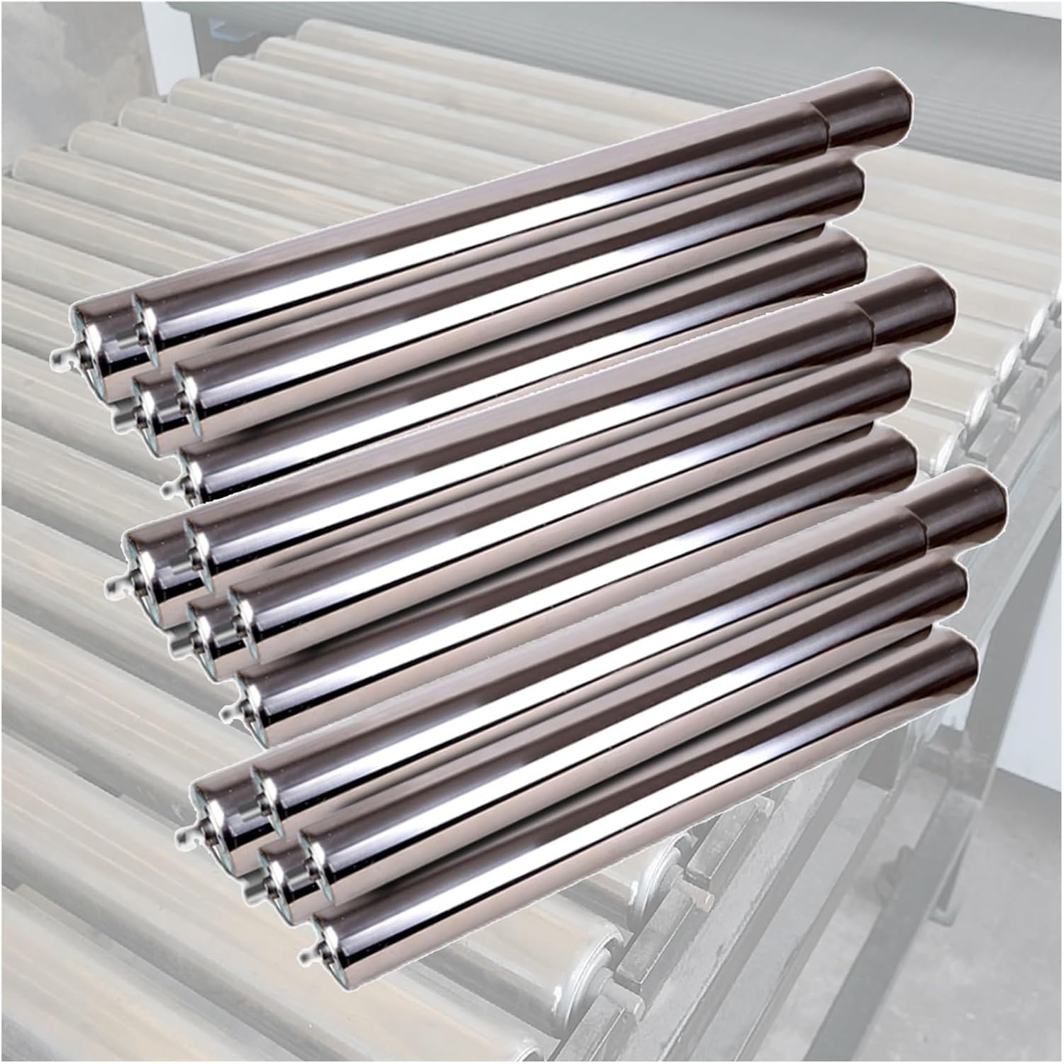 30 Pack Heavy Duty Conveyor Rollers 4"-40" for Table Saw, Dogs & Cats Gates, Ideal for Gravity Conveyor Systems - Durable 350mm (13 4/5") Length