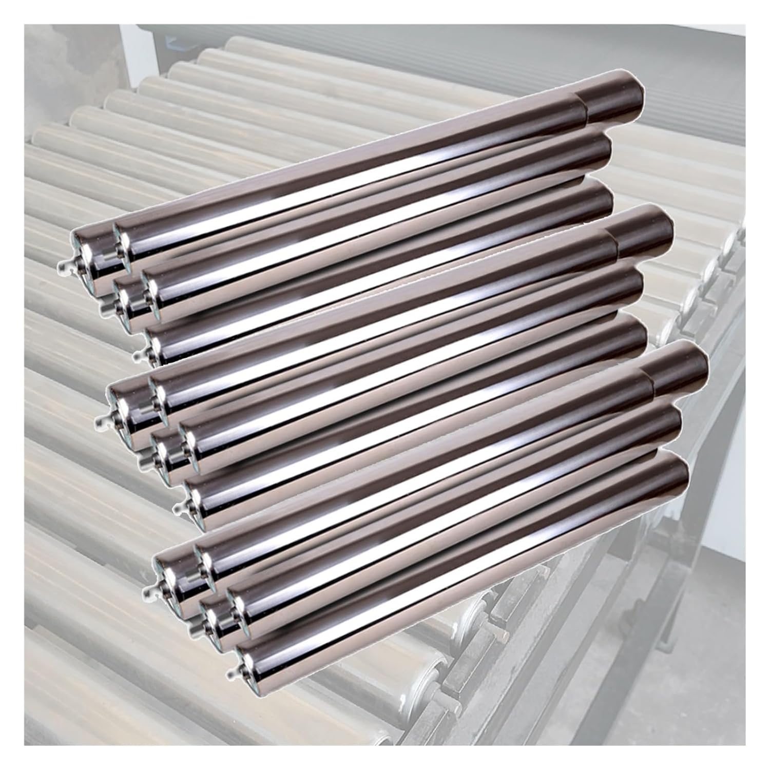 30 Pack Heavy Duty Conveyor Rollers - 4 to 40 Inch Gravity Rollers for Table Saw, Dog & Cat Gates - Perfect for Conveyor Systems (Length 750mm / 29 1/2")