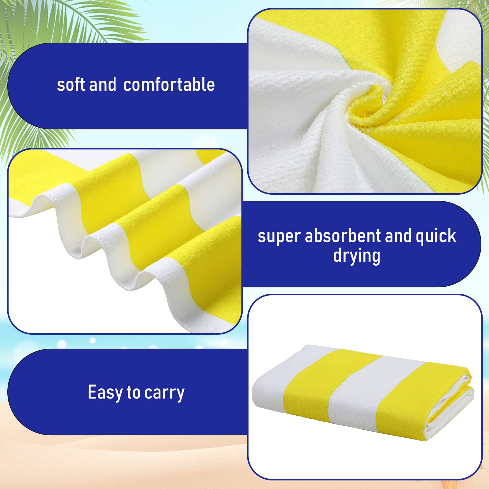 Qunclay Beach Towel