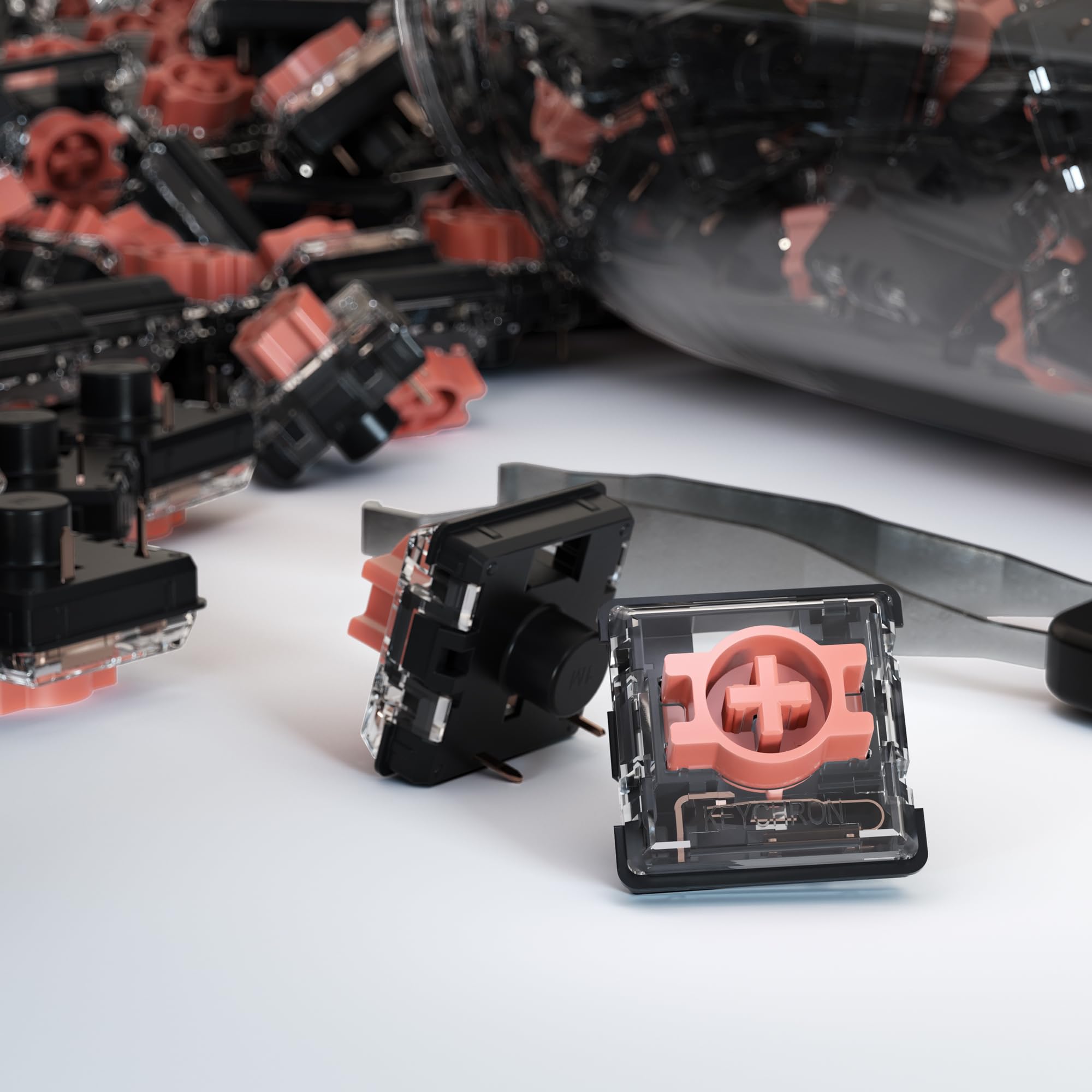 Amazon | Keychron ロープロファイル・サイレントスイッチセット赤軸