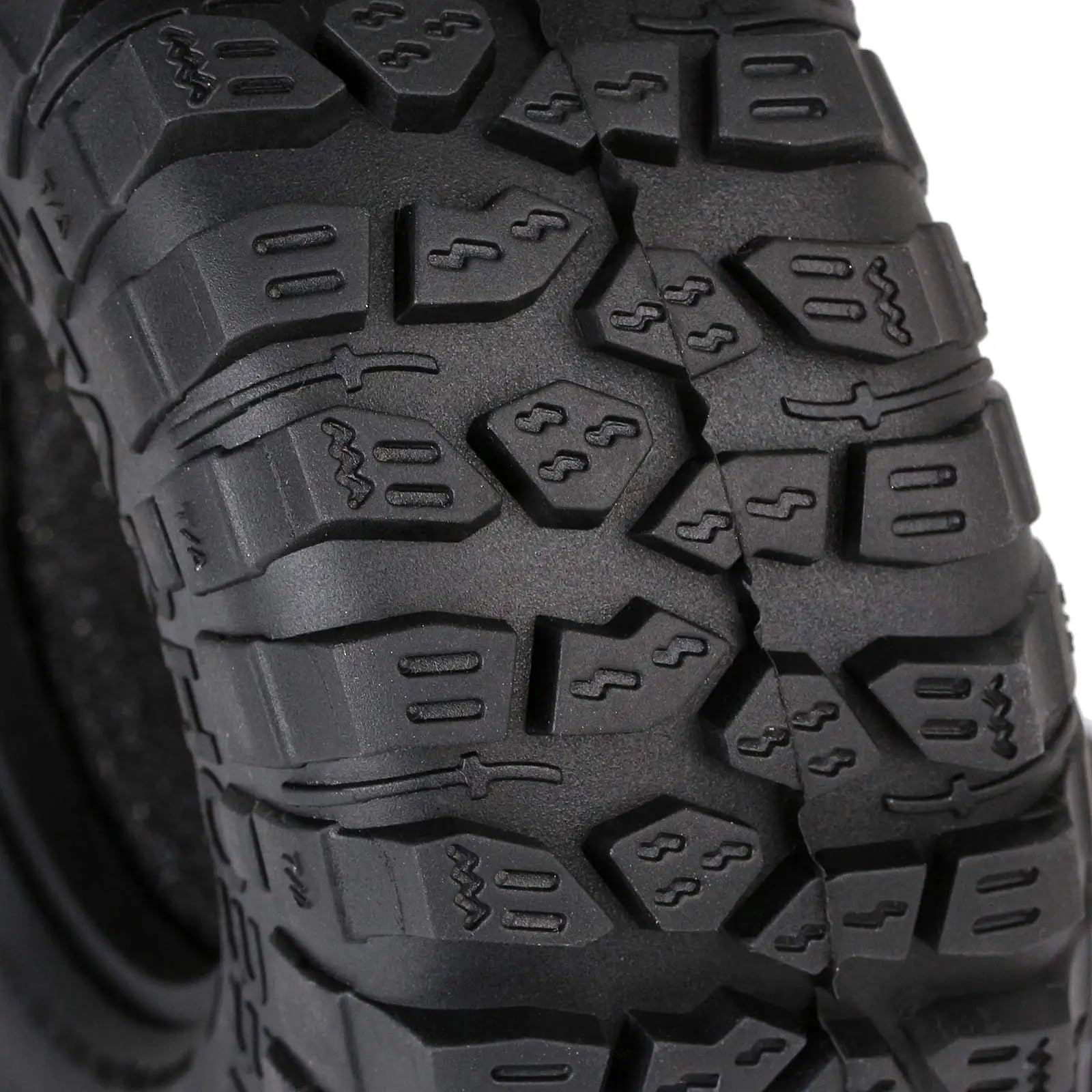 RC NeumáTicos Compatible con TRX-4 para Axial SCX10 90046 SCX10 III AXI03007 para Tamiya CC01 D90 D110 para 1/10 RC Crawler 1,9 Neumáticos De Oruga RC