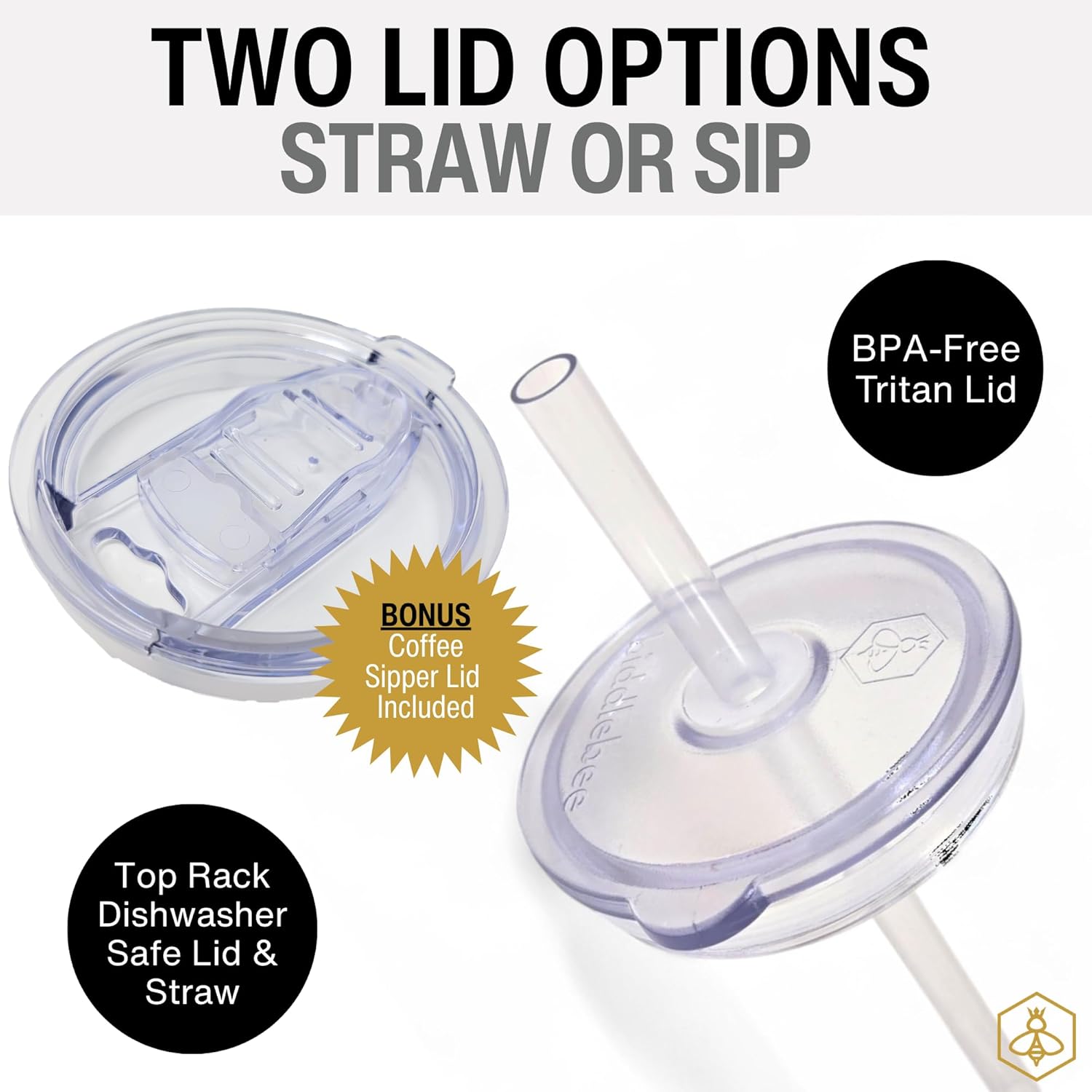 Biddlebee 20oz Insulated Tumbler with Straw and Slider Lids | Cute Stainless Steel Coffee Cup and Water Bottle with Silicone Boot | Gift for Women, Mom or Best Friend | Travel Mug Hot Cold - Image 4