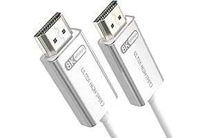 6.6FT Super Soft Fiber Optic HDMI 2.1 Cable