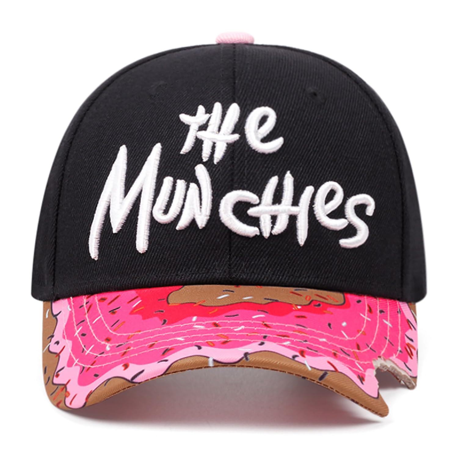 UMiCHOi The Munchies Dad Hat for Men Women Donut Baseball Caps Embroidery Trucker Hats Cute Hat Funny Cap for Youth
