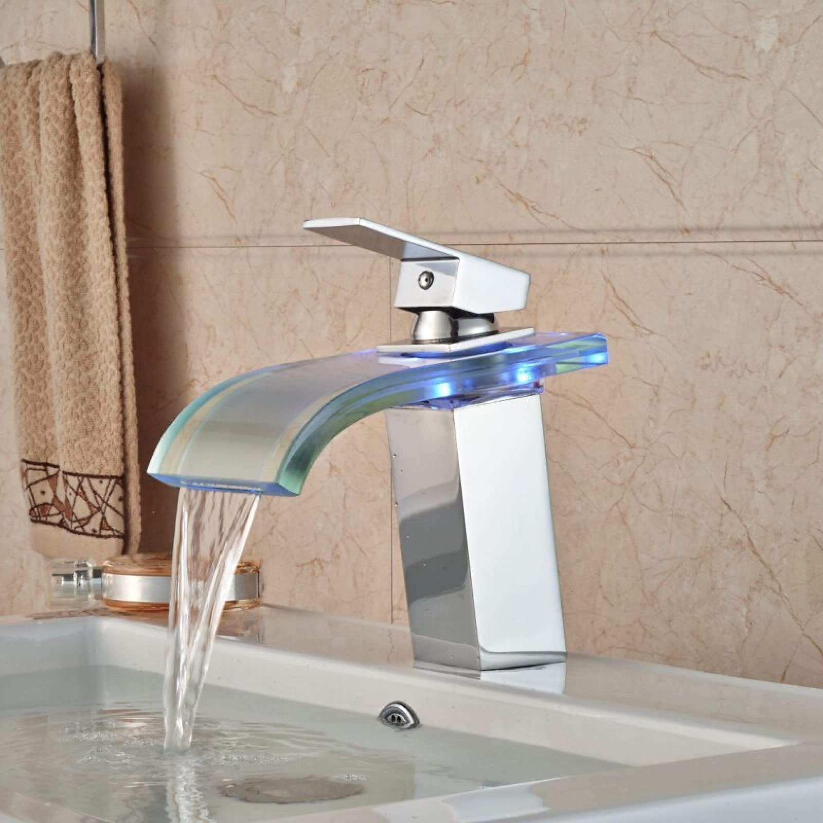 Mélangeur eau chaude et froide mono-trou pour éviter les fuites d'évier