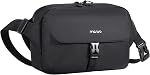 MOSISO Camera Bag for Photographers, Shoulder Photography Bag for DSLR/SLR/Mirrorless Cameras, Waterproof Padded Camera Case with Flap Pocket Compatible with Canon/Nikon/Sony/Fuji, Black