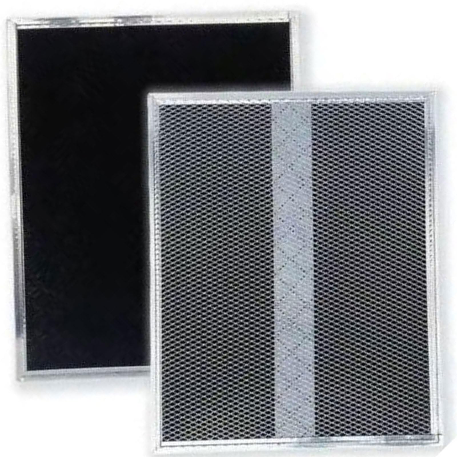 Tuygn 2Pieces Portable Extractor Hood Filter Metal Grease For Various Series Ranges Hoods Easy To And Maintain Replacement