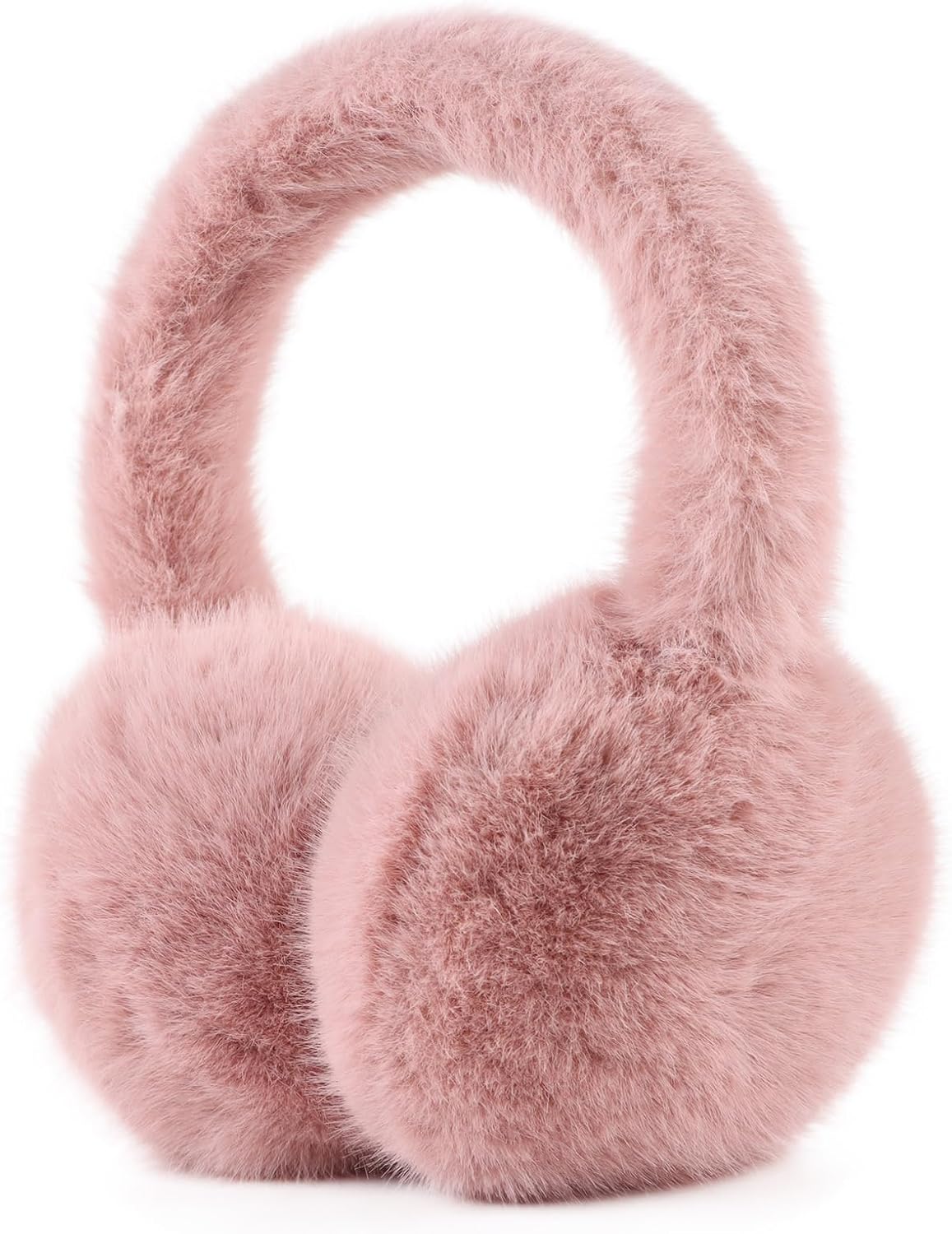 PESAAT Warm Ear muffs for Women Winter Unisex Fluffy Earmuffs Lady Ear Warmer Faux Fur Ear Covers - Image 2