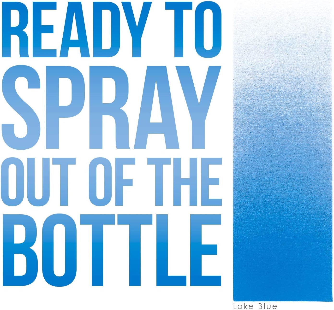 US Art Supply Pintura acrílica opaca para aerógrafo azul lago 8 onzas