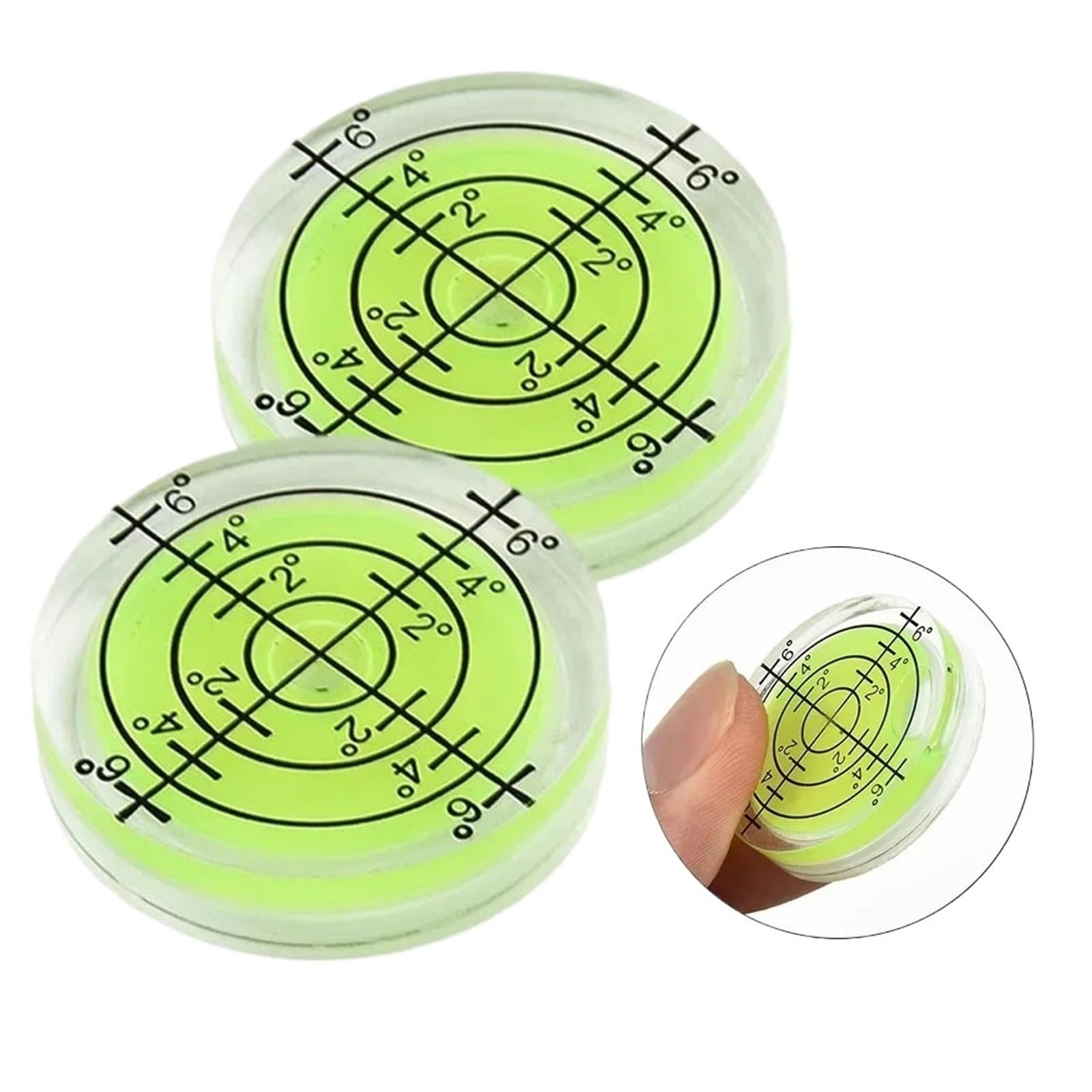 Mini niveau à bulle de précision 20 °-30 °, outil de mesure du niveau à bulle de précision horizontale, 2 pièces