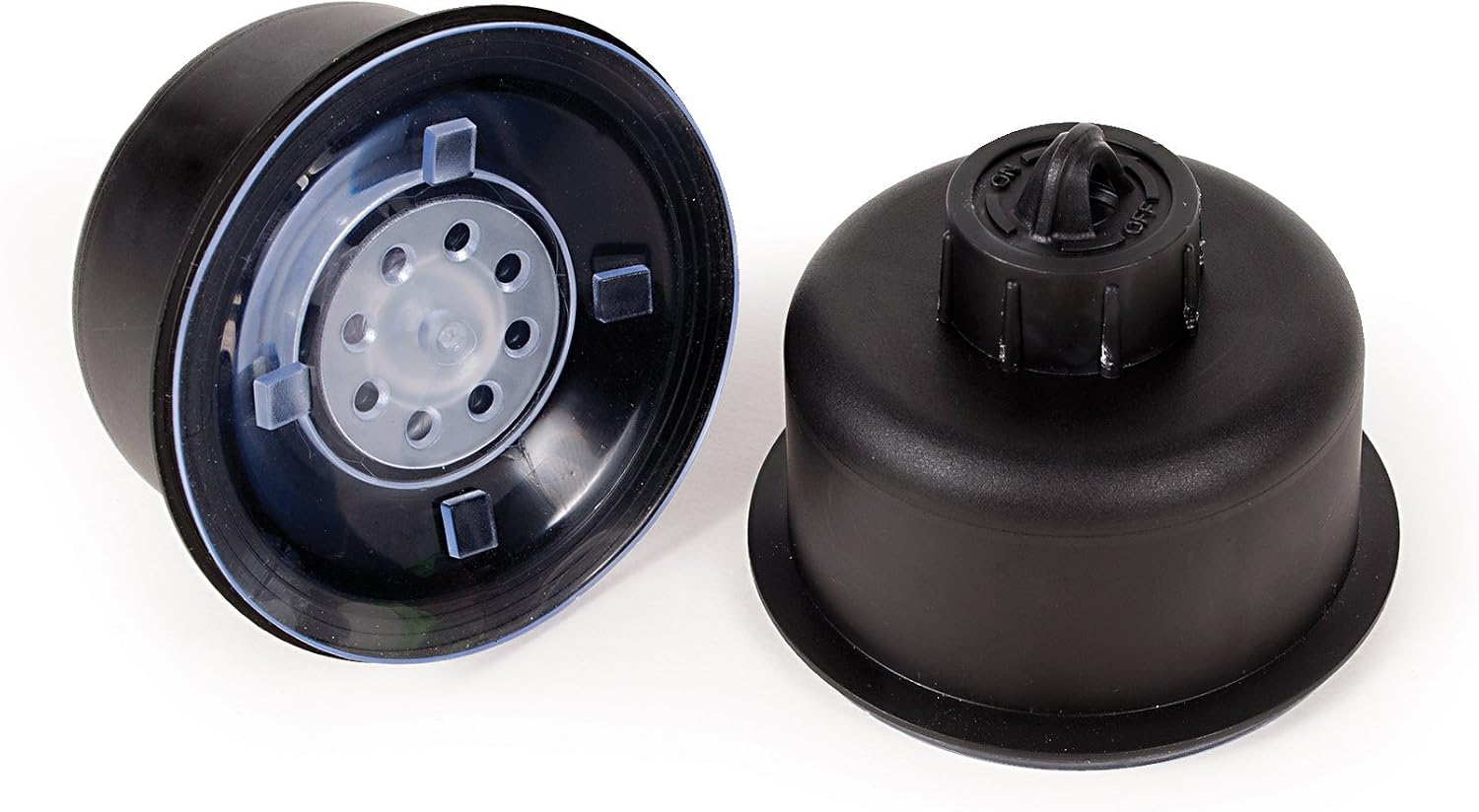 Camco 44850 Gen-Turi Suction Cup Mount, Helps Stabilize Gen-turi Exhaust System to Your RV, Camper or Trailer, No Drilling Required (Pack of 2) , black