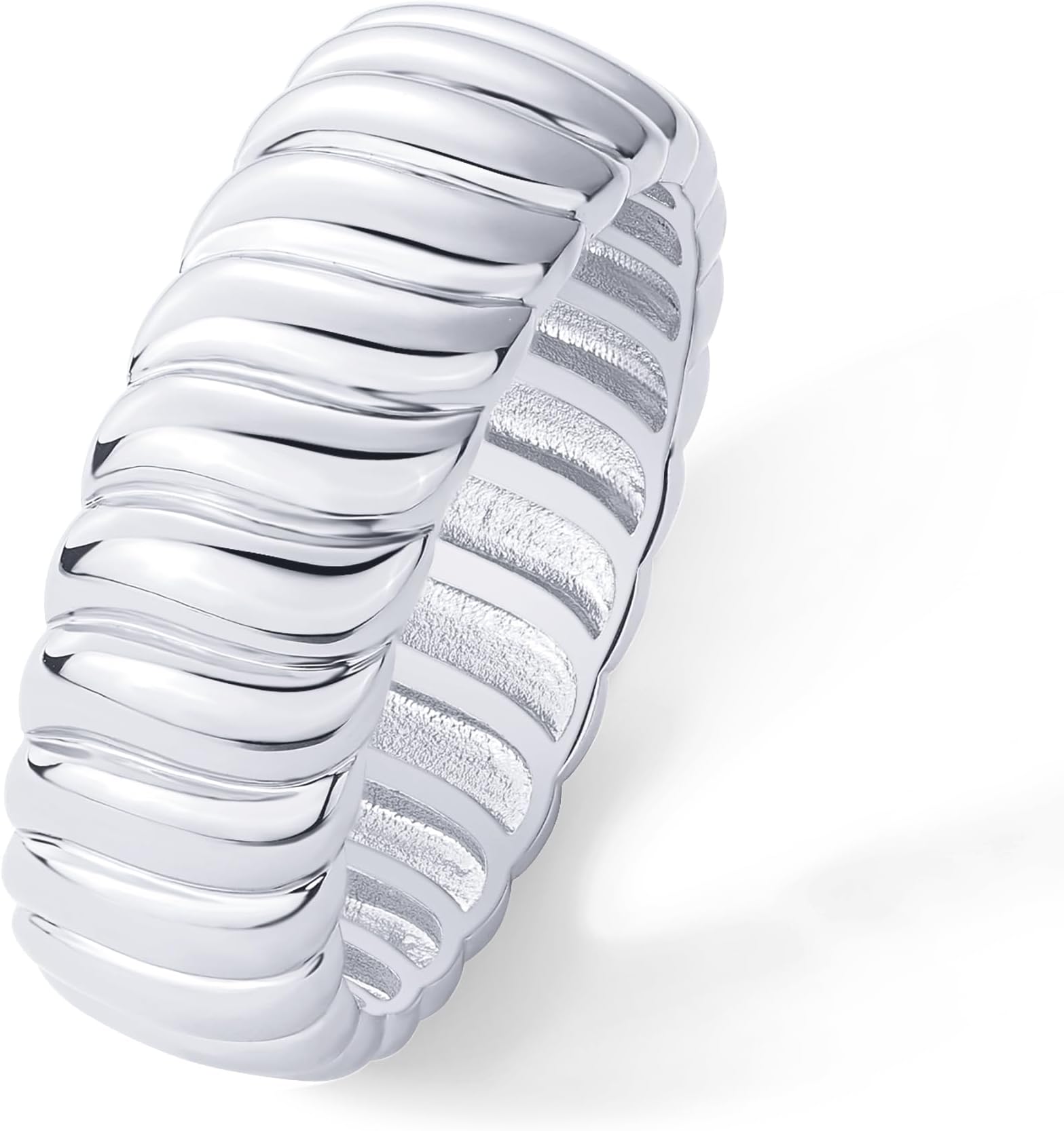 PAVOI14K Gold Plated Chunky Statement Ring | Chunky Stackable Wide Band for Women