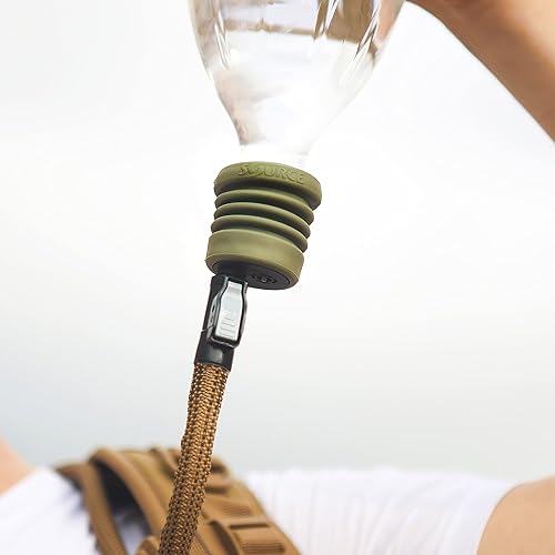 Miniatura 6 de Source Tactical WXP 3L Kit de actualización del sistema de hidratación de perfil bajo con adaptador universal de tubo, Coyote