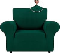 Vista 52 de LURKA Fundas Elásticas para Silla Sofá de 1 Pieza Cubiertas de Sofá para Protector de Muebles Sofá Cubiertas Completas con Parte Inferior Elástica