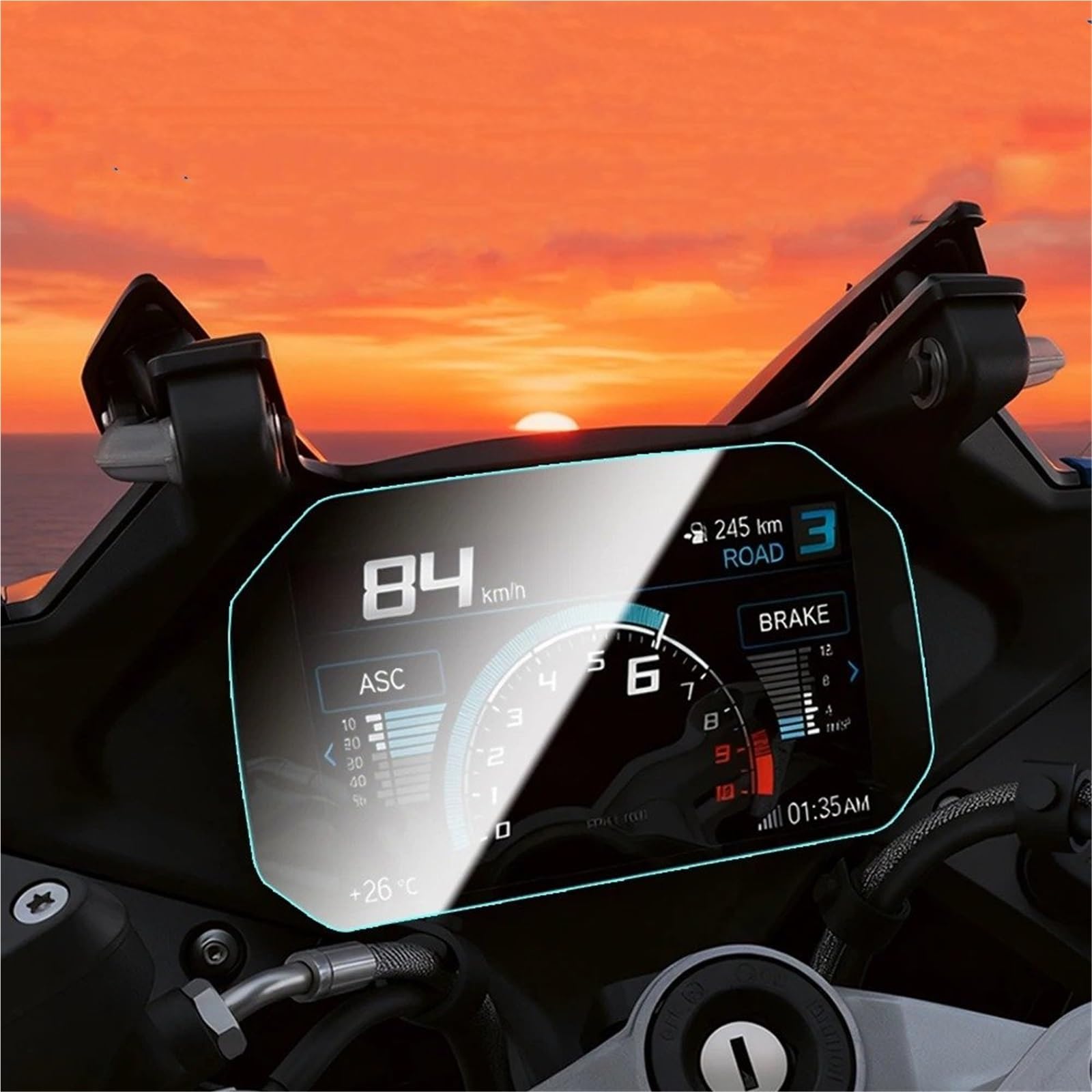 Tableau Bord Protecteur d'écran Film Protection D'écran TFT pour Moto pour BMW R1250R R1250RS R1300GS R1250GS F900GS