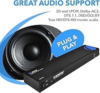 Vista 7 de OREI - Separador de puerto HDMI de 1 a 8, resolución 1080p, duplicar o reflejar pantalla, versión 1.3, certificado para Full HD, 1080P, soporte 3D