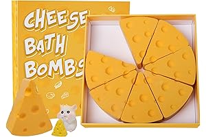 Cheesy Gift: Cheese Bath Bombs Set with Surprise Gift
