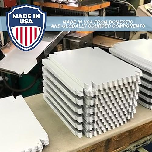 Miniatura 4 de Portapapeles para almacenamiento Saunders Cruiser-mate de aluminio reciclado, con dos bandejas de almacenamiento, tamaño carta, Aluminio, gris