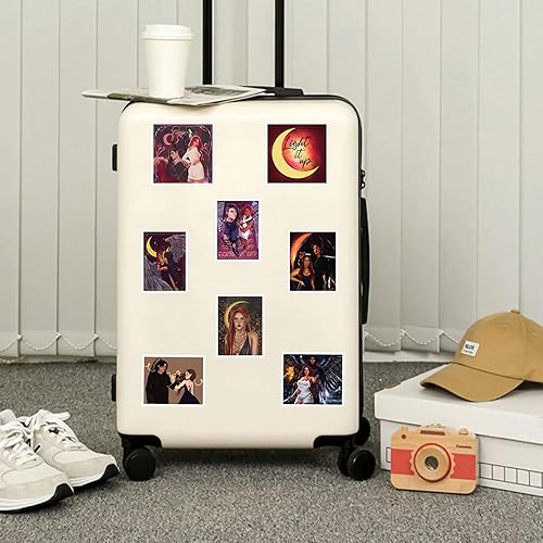 Miniatura 5 de Paquete de 63 calcomanías de Crescent Crescent City, vinilo estético impermeable de la serie de televisión estadounidense para botella de agua,