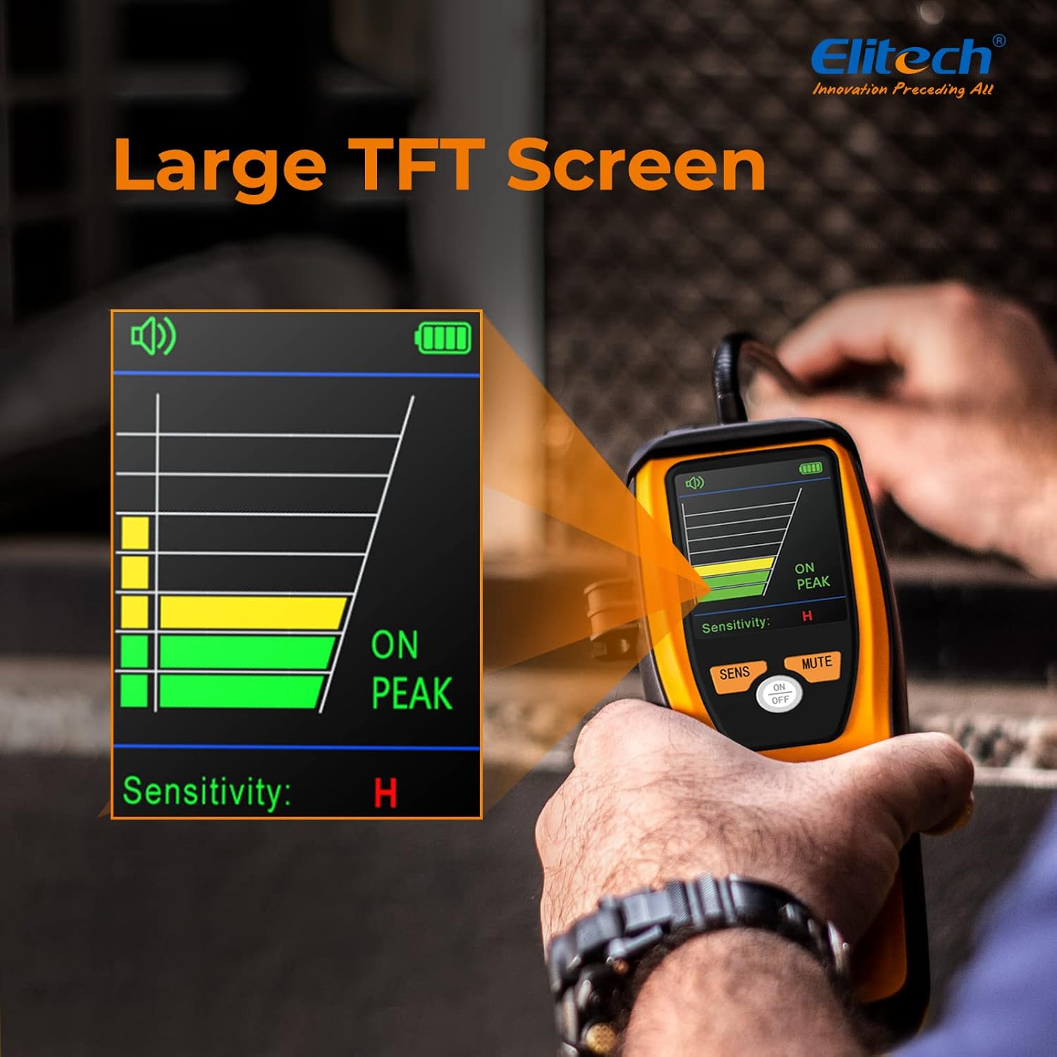 Elitech HVAC Refrigerant Leak Detector 10 Yrs Infrared Sensor Life Halogen Freon Sniffer, Air Conditioning Detection, Automotive Gas Finder, R22 R410A R134A R1234YF CFCs HCFCs HFCs, ILD-100 : Automotive