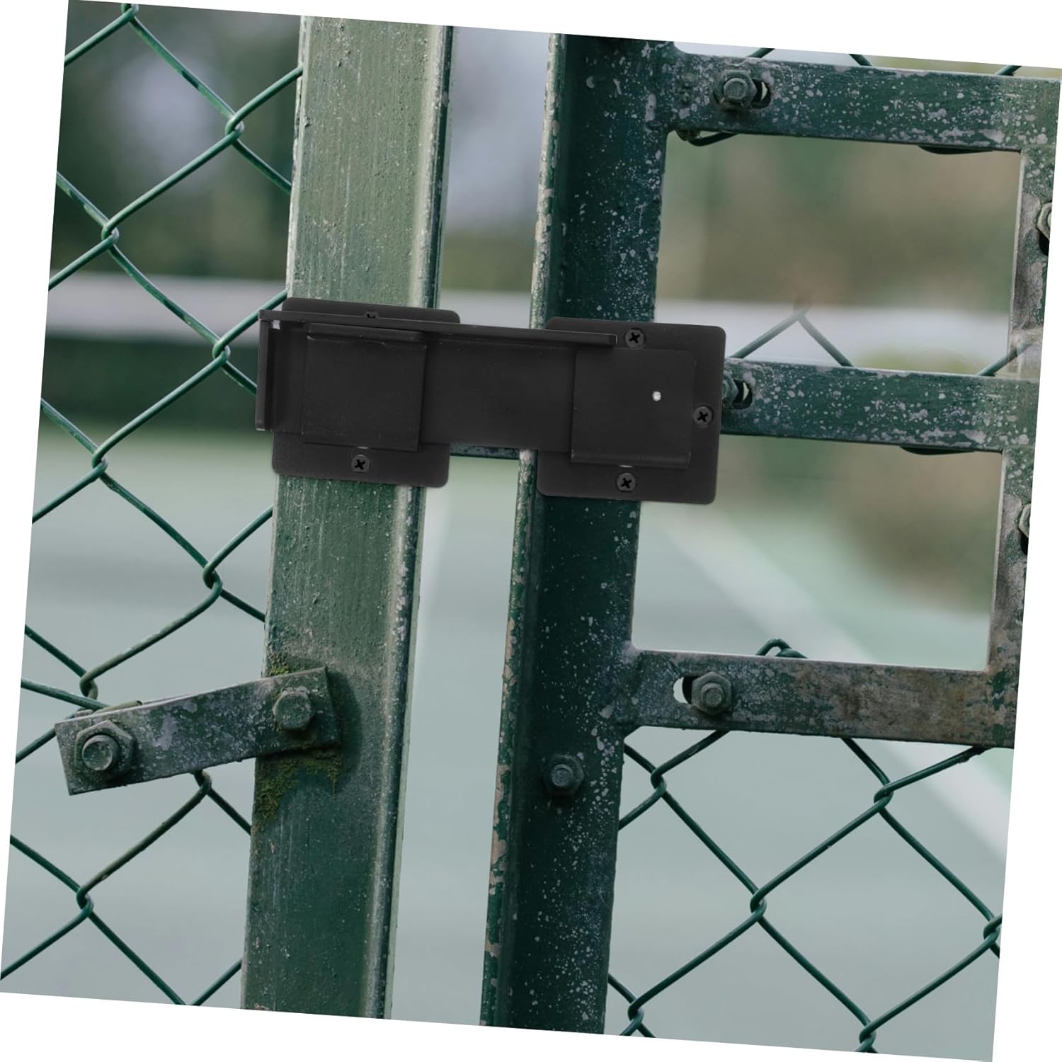 Heavy Duty Adjustable Fence Gate Latch Lock Built Padlock Hole for Enhanced Security for Wooden Fences Sliding Doors Barns and Gardens