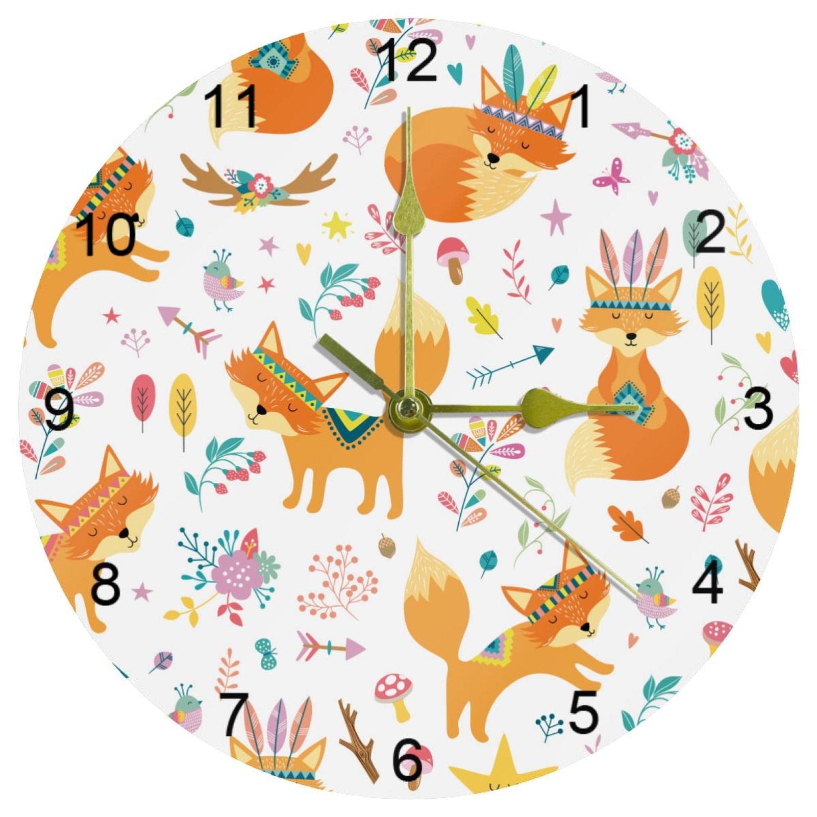 Horloge murale silencieuse facile à lire pour en finir avec le tic-tac dans la cuisine
