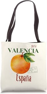 Pura Valencia España Spain Travel Watercolor Orange Fruit Tote Bag