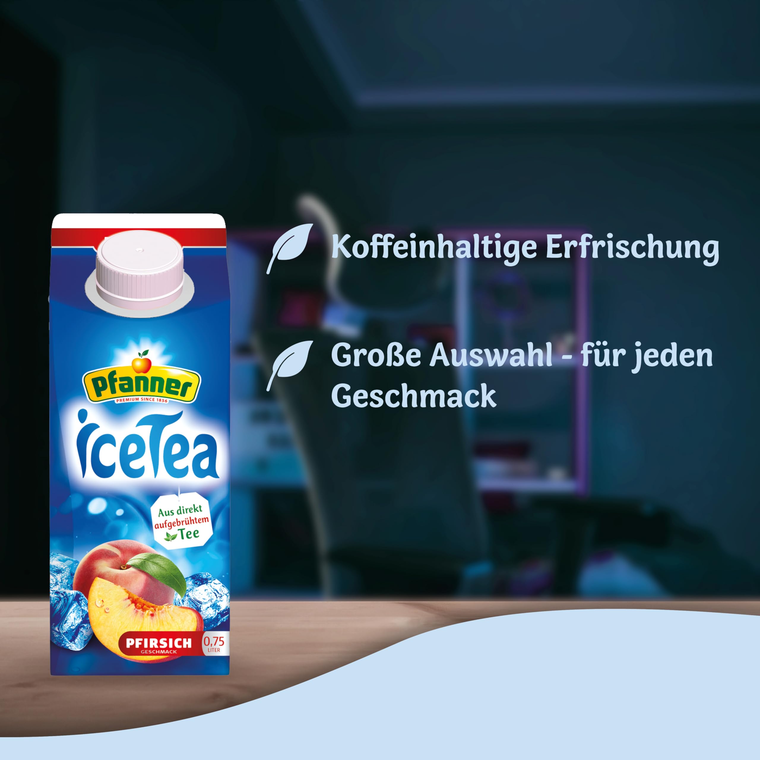 Pfanner IceTea - Melocotón (8 x 0,75 l)