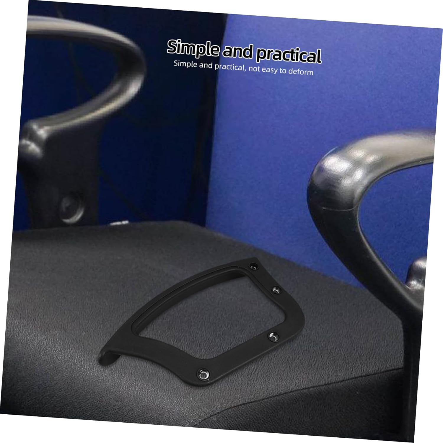 1pair Sturdy Ergonomic Chair Armrests Professional Replacement Parts for Home and Office Use High Strength Material Elegant Design Enhances Comfort and Independence