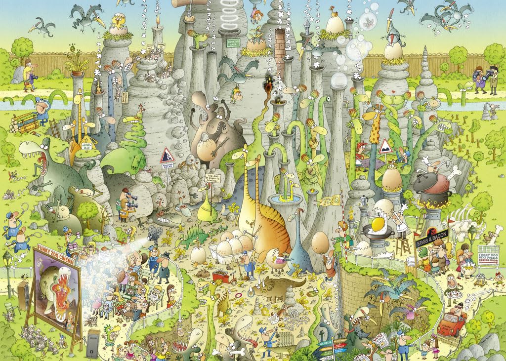 Heye- Puzzle Bianco o Nero, 1000 Pezzi, Multicolore, 8793