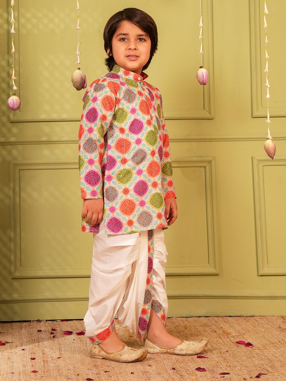 AJ DEZINES Indian Traditional Dhoti Kurta Dress For Boys|Indian Baby Boy Outfit|Dhoti Set For Kids|Ethnic & Festive Wear
