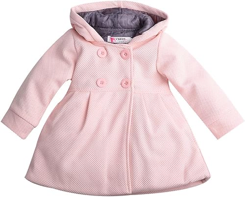 Gabardina de otoño e invierno para bebés y niñas pequeñas, chaqueta con capucha para niños, ropa exterior, Rosa, morado.