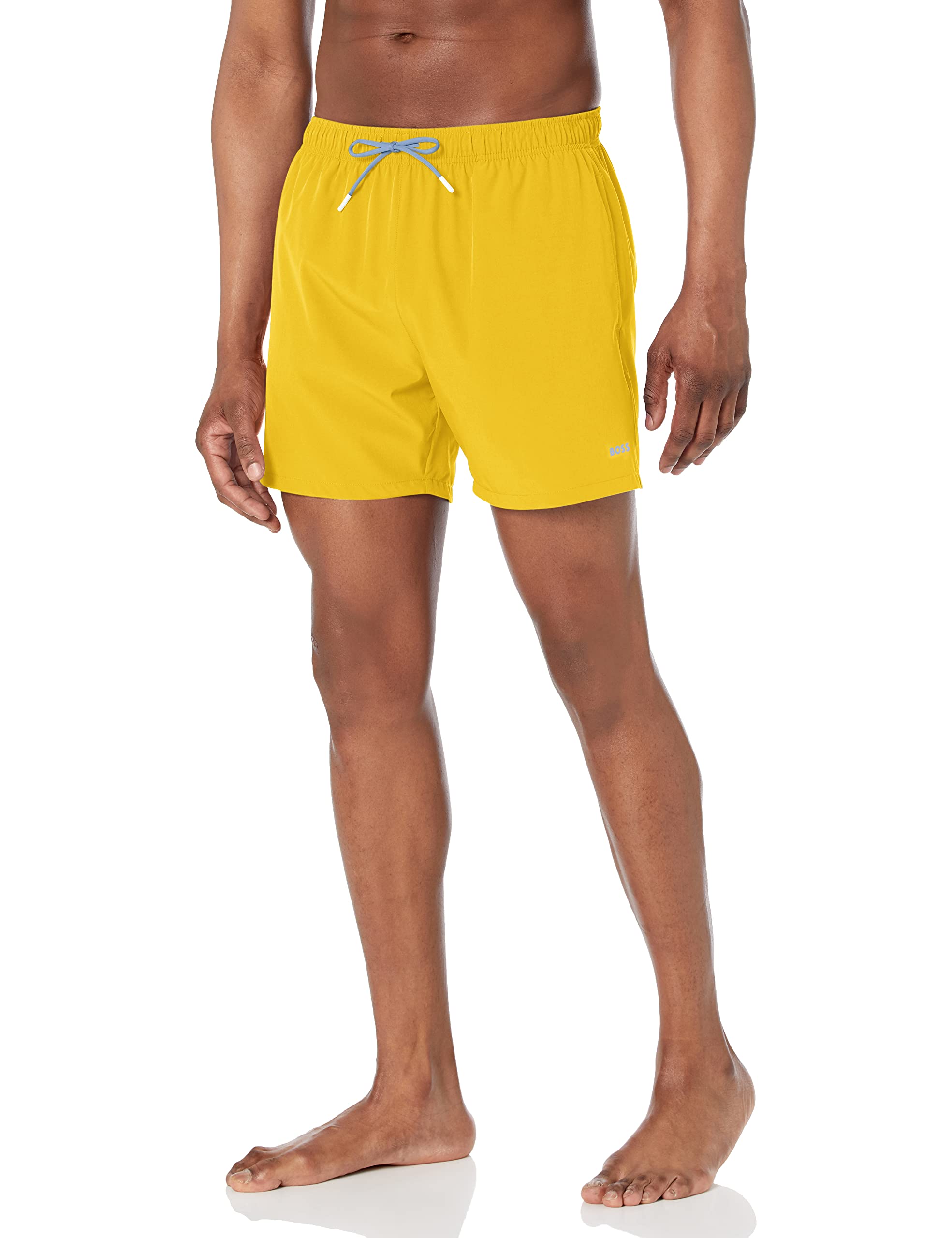 BOSSmens Color Contrast Logo Swim Trunks Swim Trunks