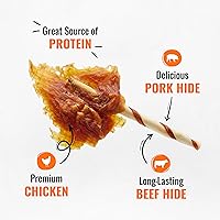 Vista 3 de Good 'N' Fun - Alitas de triple sabor para perros