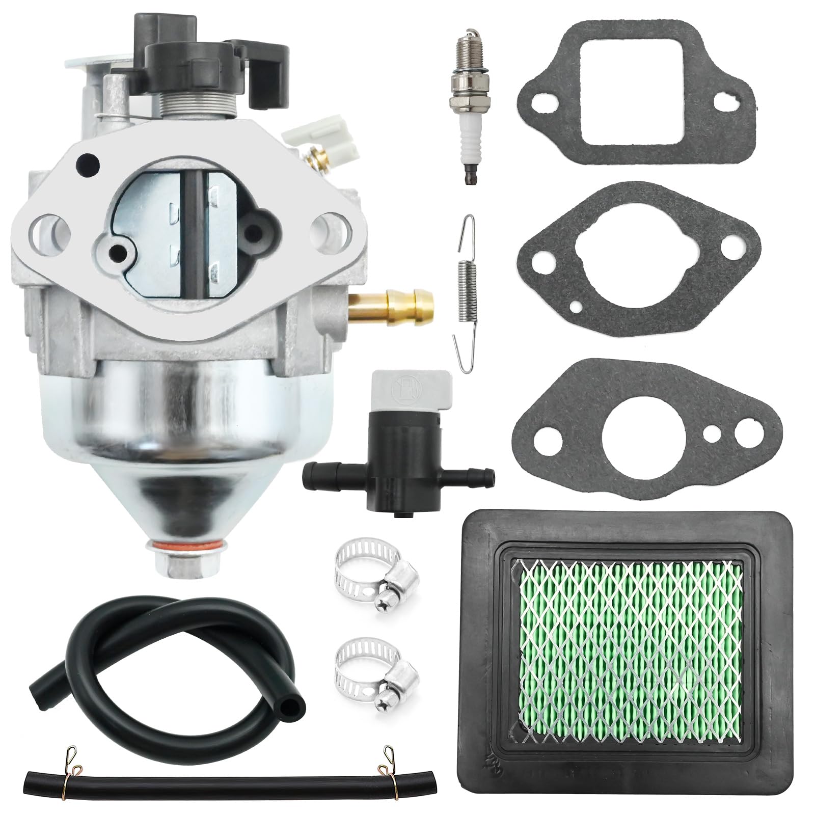 JUUDDENPARTS 16100-Z9L-811 Carburetor Tune Up Kit, Replacement for Honda GCV170LA HRN216 HRX217 Models Engine, Replaces 16100 Z9L 811 16221-Z9L-000