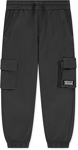 Nylon Cargo Jogger Pants