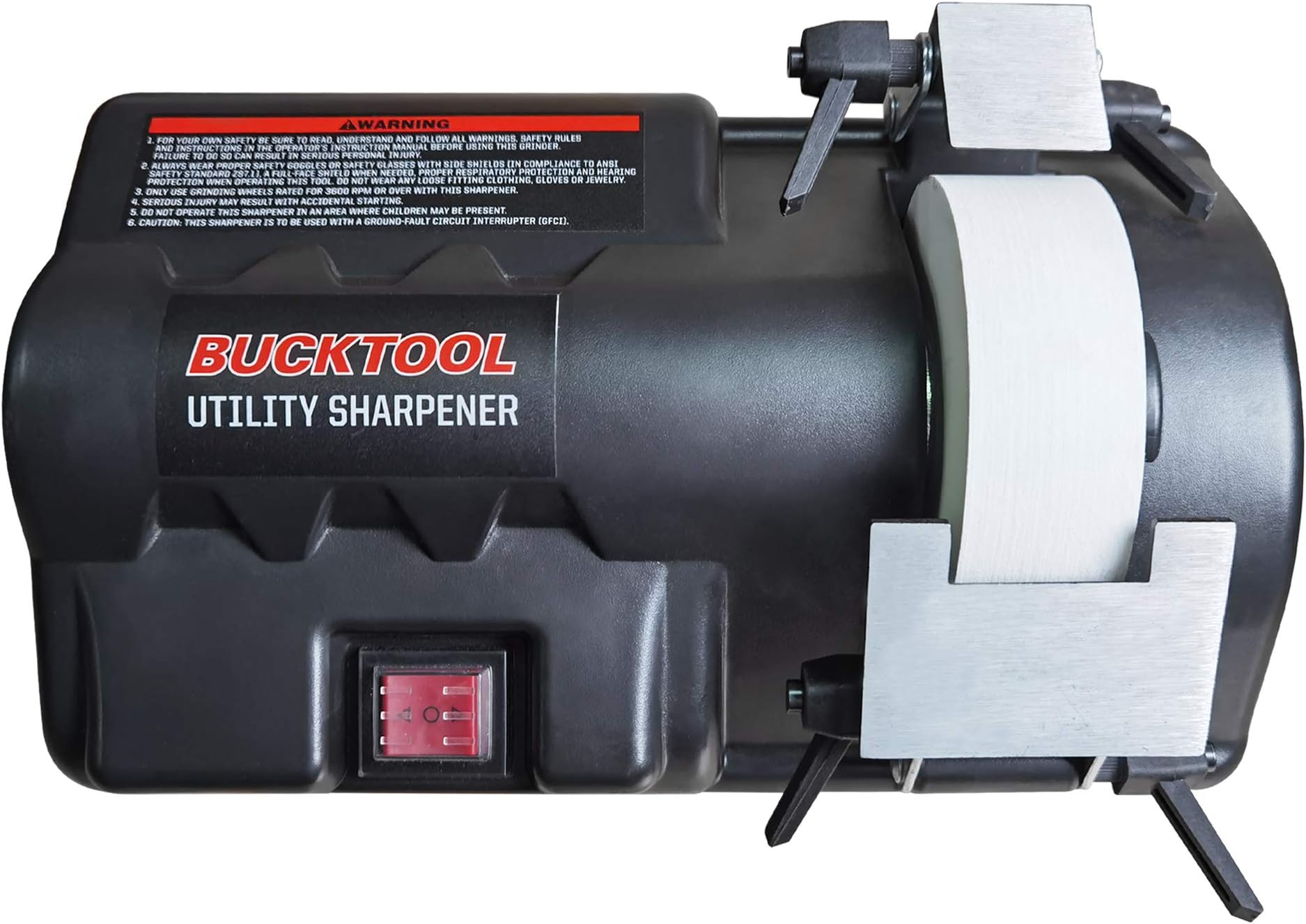 BUCKTOOL 0.7A Low Speed Knife Sharpner First-class WA Grinding Wheel Wet/Dry Utility Sharpener, SCM4500 New Model…