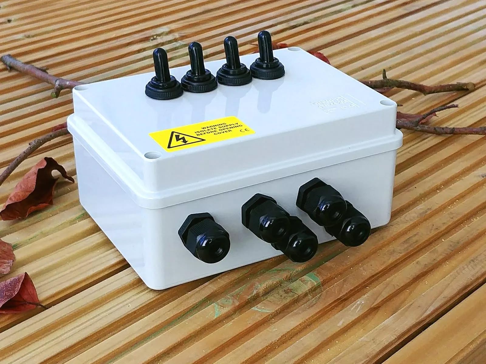 Toggle Switch Boxes for Ponds/Outdoor Lighting IP56 (4 Way)